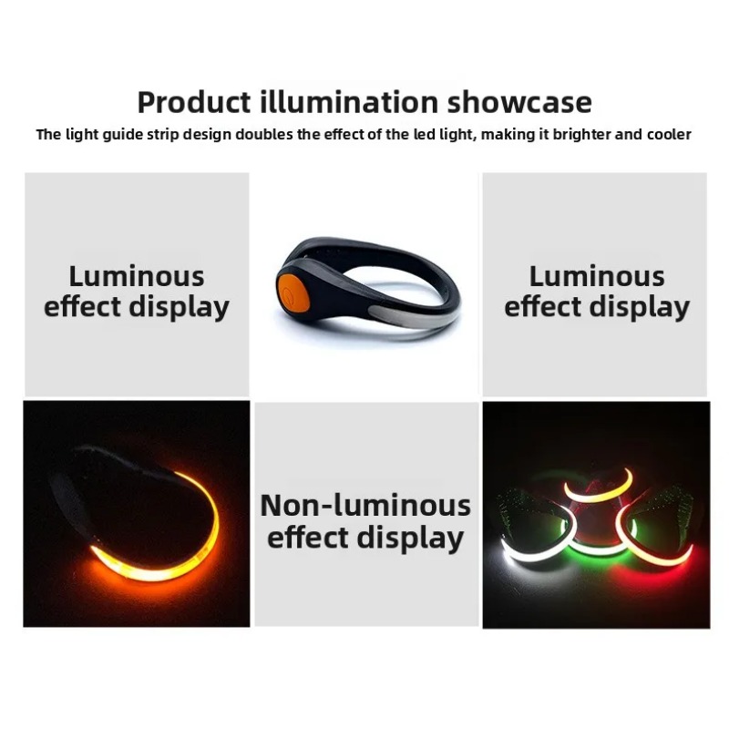 New Luminous Shoe Clip Light L - огляд і ціна Running Gear Outdoor