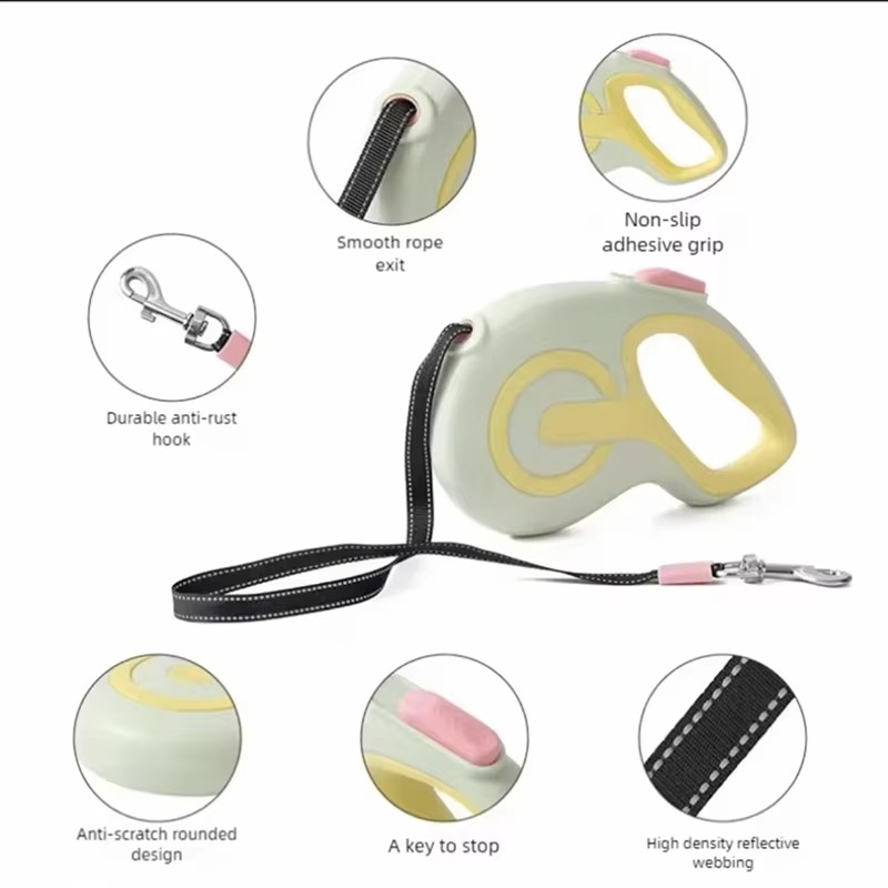 New Retractable Pet Dog Leash  - огляд і ціна Running Gear Dog